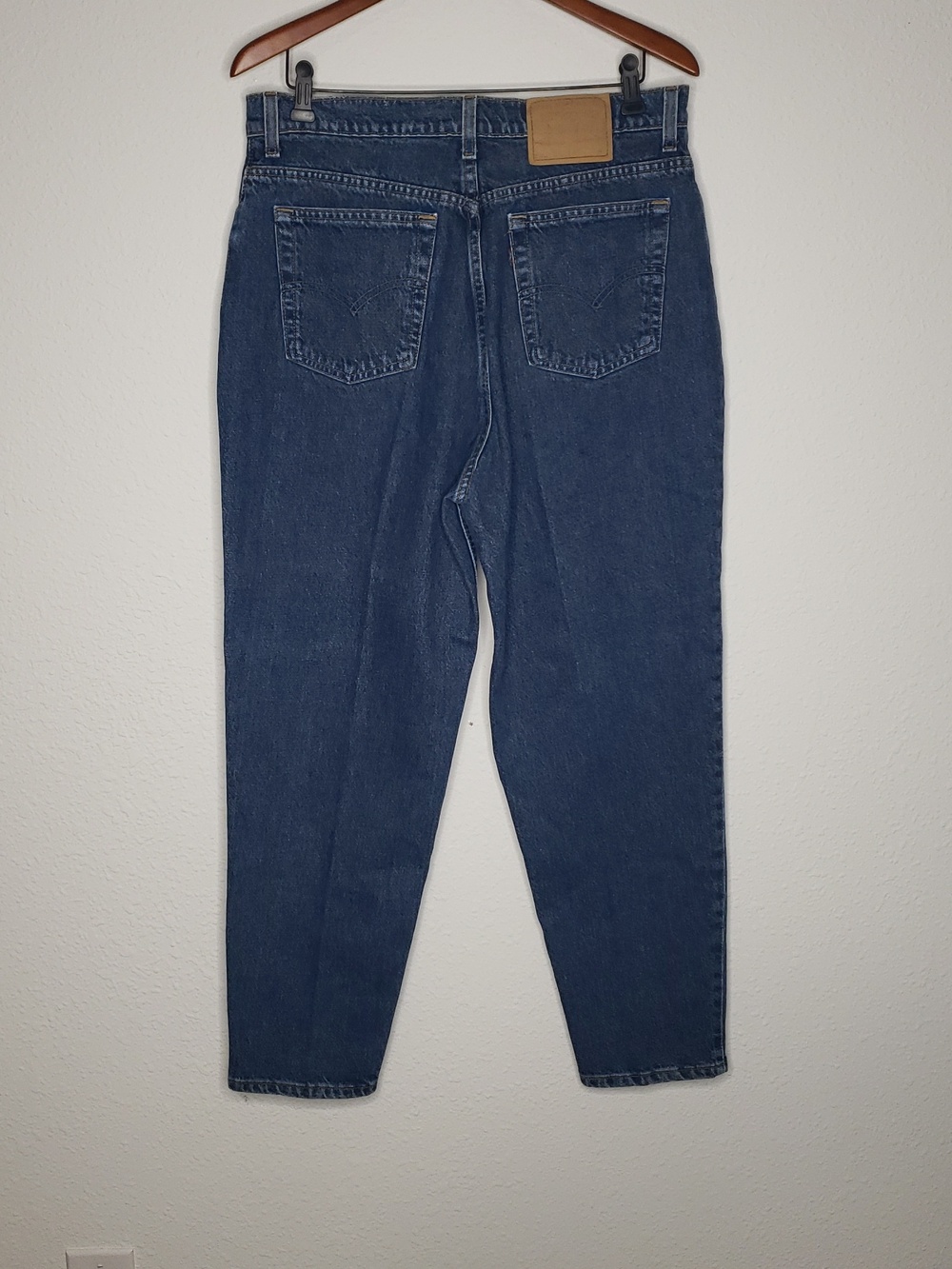 Vintage Levi's 522 100% Cotton Tapered Fit Straight Leg Jeans Size 16 Short USA - Picture 7 of 16